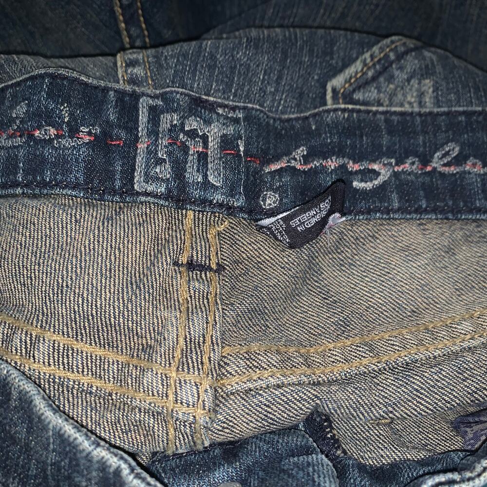 !It Jeans Diva Dark Blue Flare Jeans Size 32 - Picture 5 of 9